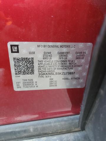 Photo 14 from auction – 2019 GMC ACADIA SLE with VIN 1GKKNSLS5KZ173857