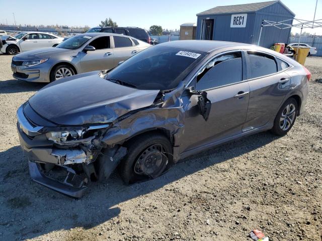 HONDA CIVIC LX 2017 with VIN 2HGFC2F5XHH524104 - Photo from auction