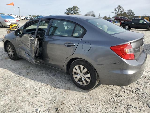 Photo 2 from auction – 2012 HONDA CIVIC LX with VIN 19XFB2F57CE380100