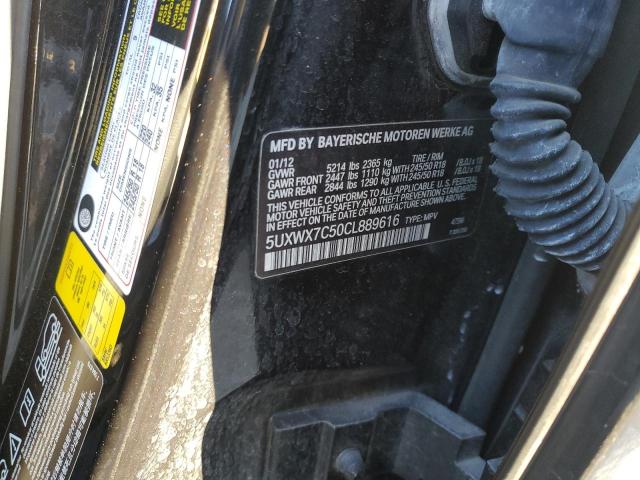 Photo 14 from auction – 2012 BMW X3 XDRIVE3 with VIN 5UXWX7C50CL889616
