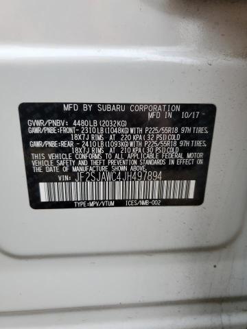 Photo 14 from auction – 2018 SUBARU FORESTER 2 with VIN JF2SJAWC4JH497894
