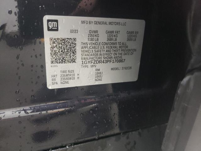 Photo 14 from auction – 2023 CADILLAC XT4 PREMIU with VIN 1GYFZDR43PF170867