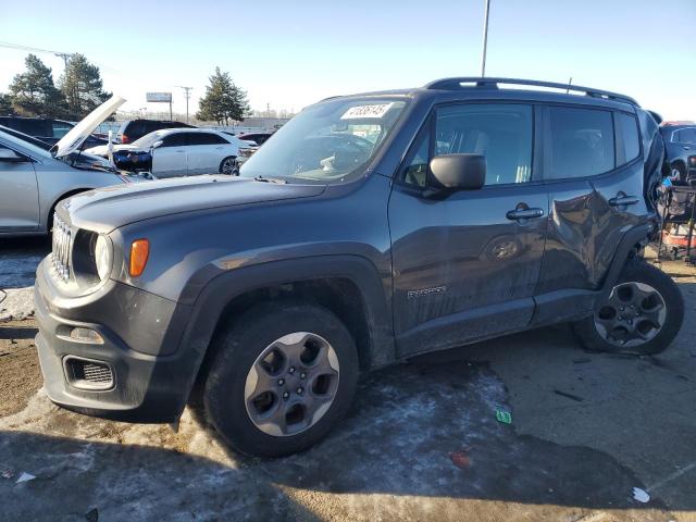 JEEP RENEGADE S 2017 with VIN ZACCJBAB6HPG63651 - Photo from auction