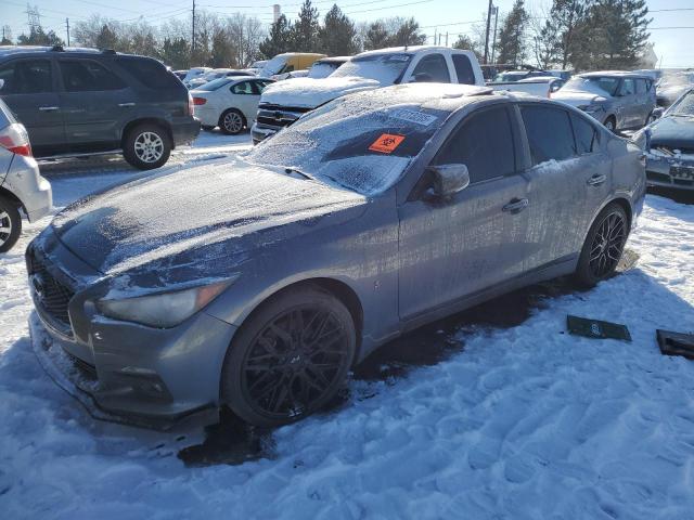 INFINITI Q50 BASE 2014 with VIN JN1BV7AR2EM705840 - Photo from auction