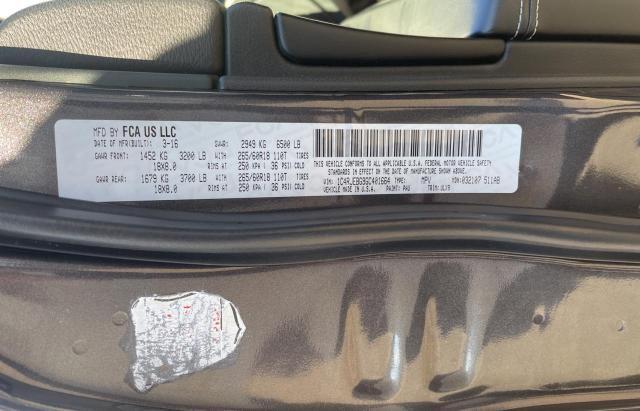 Photo 10 from auction – 2016 JEEP GRAND CHER with VIN 1C4RJEBG9GC401664