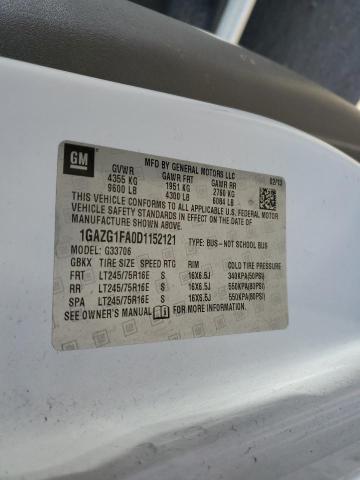 Photo 14 from auction – 2013 CHEVROLET EXPRESS G3 with VIN 1GAZG1FA0D1152121