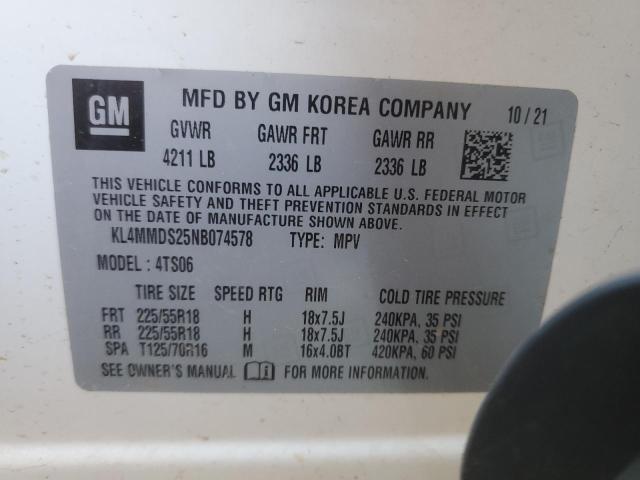 Photo 14 from auction – 2022 BUICK ENCORE GX with VIN KL4MMDS25NB074578