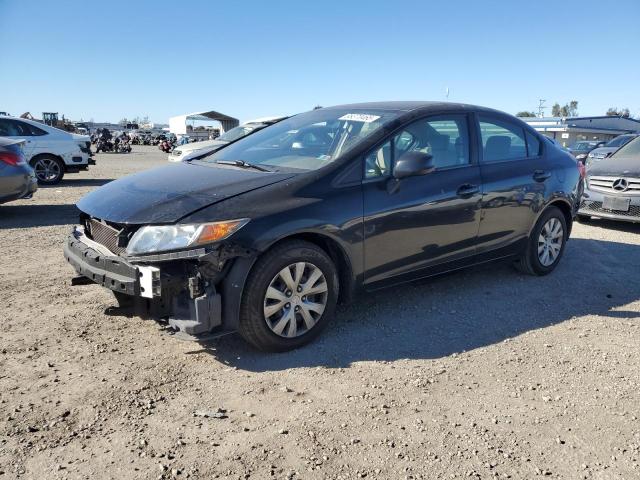 HONDA CIVIC LX 2012 with VIN 19XFB2F55CE389877 - Photo from auction