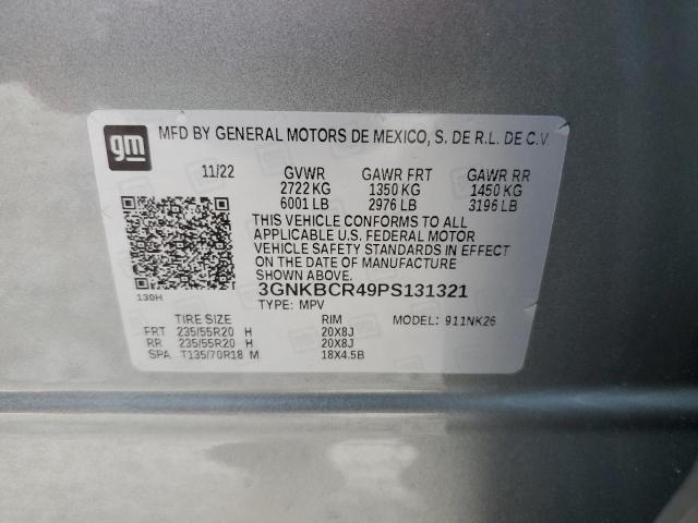 Photo 14 from auction – 2023 CHEVROLET BLAZER 2LT with VIN 3GNKBCR49PS131321