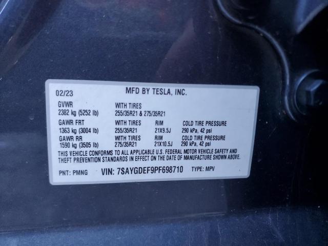 Фото 14 с аукциона – 2023 TESLA MODEL Y с VIN 7SAYGDEF9PF698710