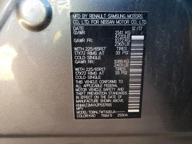 Photo 14 from auction – 2018 NISSAN ROGUE S with VIN KNMAT2MVXJP537691