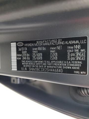 Photo 14 from auction – 2025 HYUNDAI TUCSON SEL with VIN 5NMJBCDE2SH446840