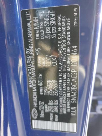 Photo 14 from auction – 2023 HYUNDAI TUCSON SEL with VIN 5NMJBCAE2PH204464
