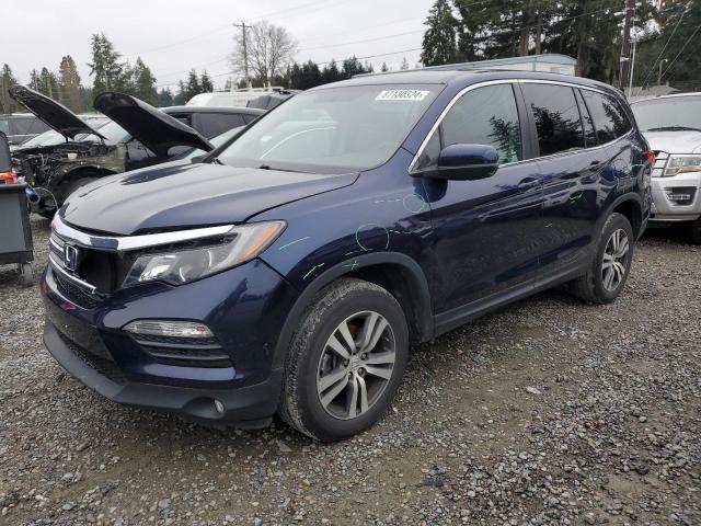 HONDA PILOT EX 2018 with VIN 5FNYF6H36JB069720 - Photo from auction