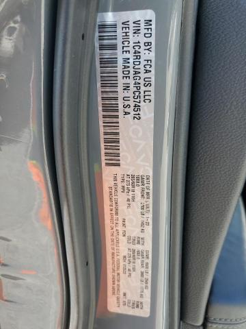 Photo 14 from auction – 2023 DODGE DURANGO SX with VIN 1C4RDJAG4PC574512