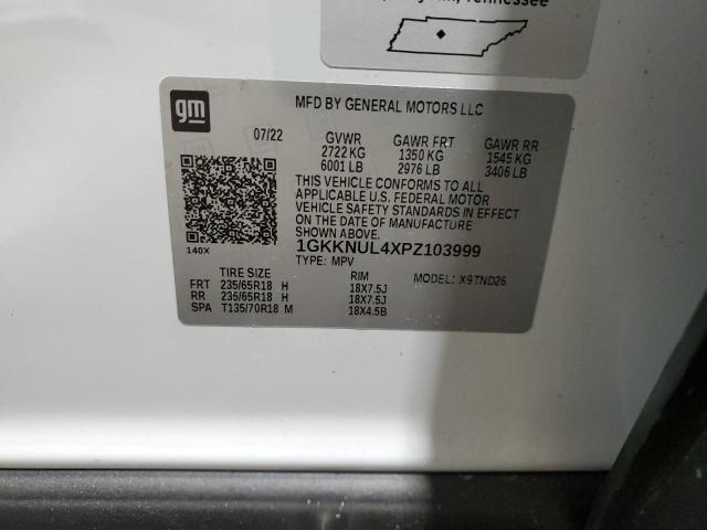 Photo 14 from auction – 2023 GMC ACADIA SLT with VIN 1GKKNUL4XPZ103999