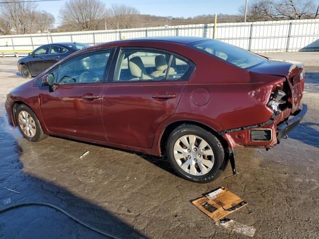 Photo 2 from auction – 2012 HONDA CIVIC LX with VIN 19XFB2F55CE031582
