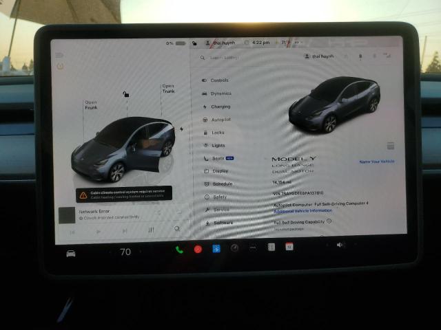 Photo 9 from auction – 2023 TESLA MODEL Y with VIN 7SAYGDEE8PA137810
