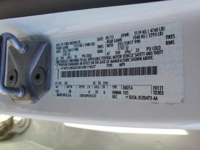 Photo 14 from auction – 2014 FORD ESCAPE SE with VIN 1FMCU9GXXEUB11627