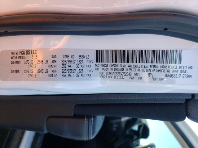 Photo 14 from auction – 2015 JEEP CHEROKEE L with VIN 1C4PJMCS2FW752949