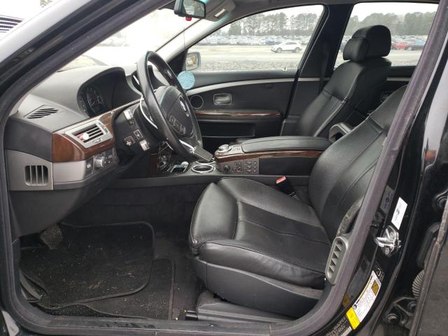 Photo 7 from auction – 2006 BMW 750 LI with VIN WBAHN83526DT29128