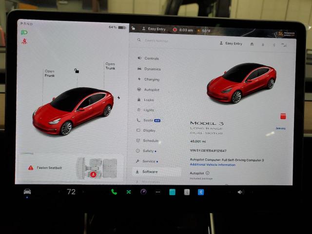 Photo 9 from auction – 2018 TESLA MODEL 3 with VIN 5YJ3E1EB4JF121647