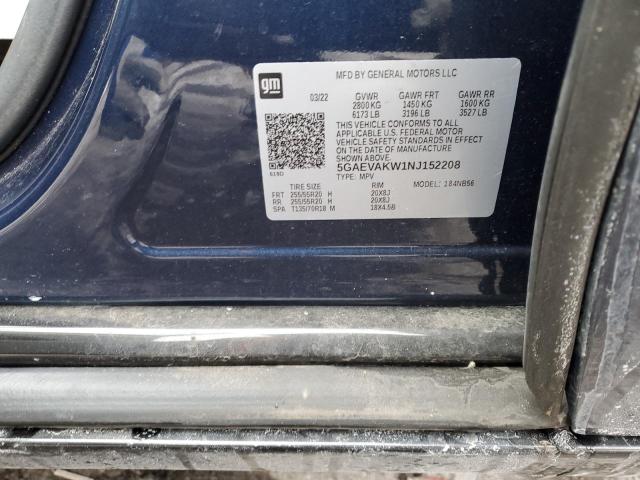 Photo 14 from auction – 2022 BUICK ENCLAVE ES with VIN 5GAEVAKW1NJ152208