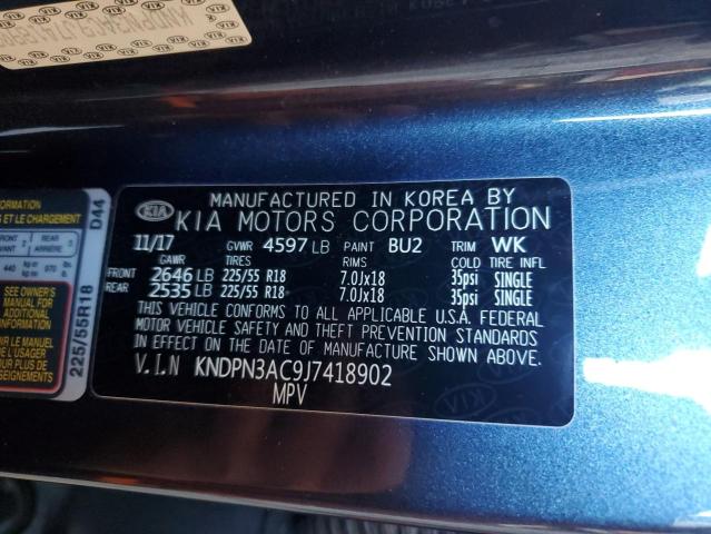 Photo 14 from auction – 2018 KIA SPORTAGE E with VIN KNDPN3AC9J7418902