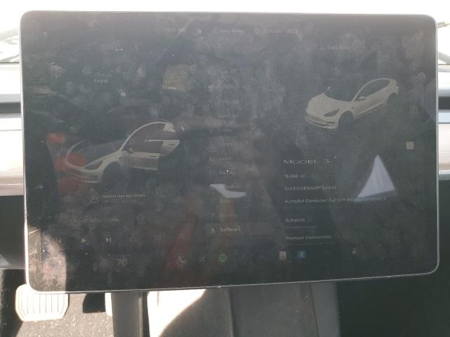 Photo 9 from auction – 2023 TESLA MODEL 3 with VIN 5YJ3E1EA0PF541244