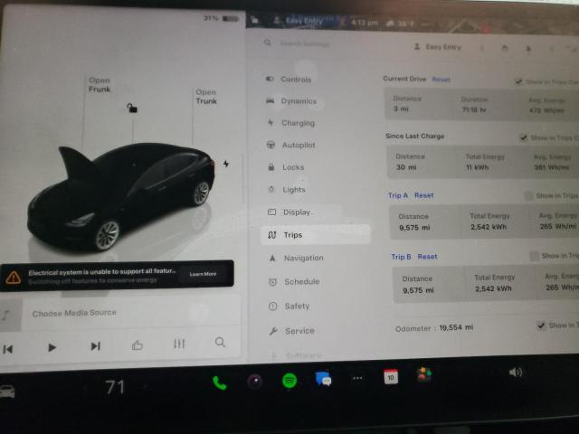 Photo 9 from auction – 2023 TESLA MODEL 3 with VIN 5YJ3E1EA3PF451800