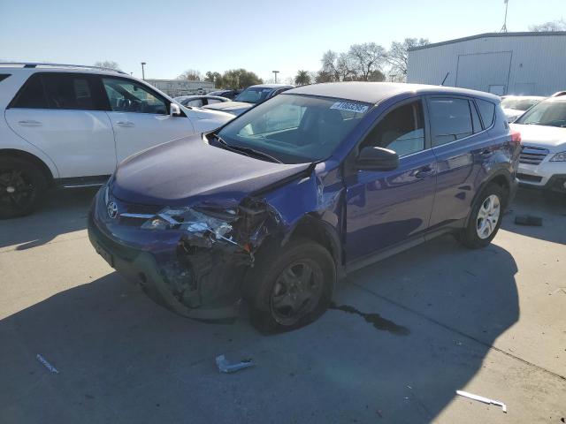 TOYOTA RAV4 LE 2015 with VIN 2T3ZFREV7FW227558 - Photo from auction