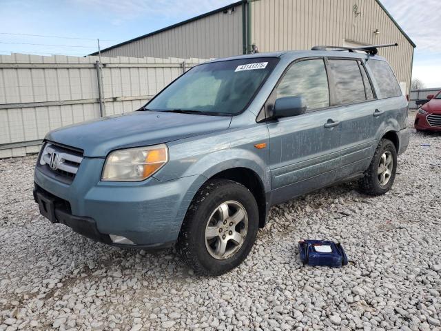 HONDA PILOT EXL 2007 with VIN 2HKYF18637H530119 - Photo from auction