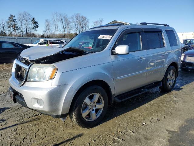 HONDA PILOT EXL 2011 with VIN 5FNYF3H53BB050639 - Photo from auction