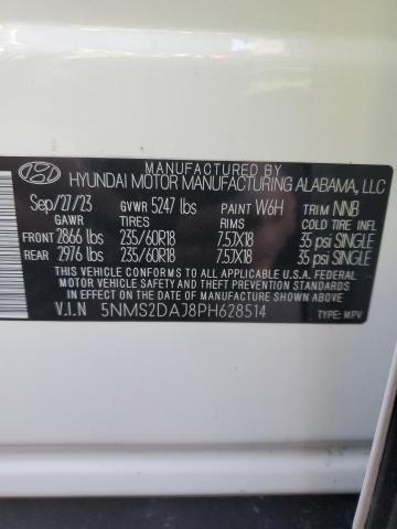 Photo 14 from auction – 2023 HYUNDAI SANTA FE S with VIN 5NMS2DAJ8PH628514