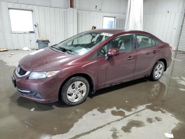 Photo 1 from auction – 2013 HONDA CIVIC LX with VIN 2HGFB2F55DH528025