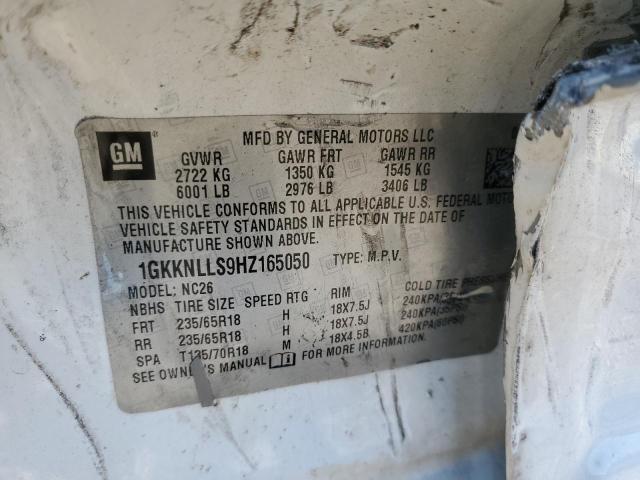 Photo 14 from auction – 2017 GMC ACADIA SLE with VIN 1GKKNLLS9HZ165050