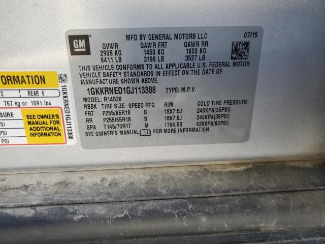 Photo 14 from auction – 2016 GMC ACADIA SLE with VIN 1GKKRNED1GJ113388