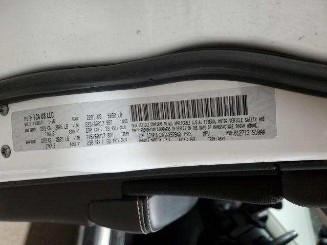 Photo 14 from auction – 2016 JEEP CHEROKEE L with VIN 1C4PJLCB2GW257940