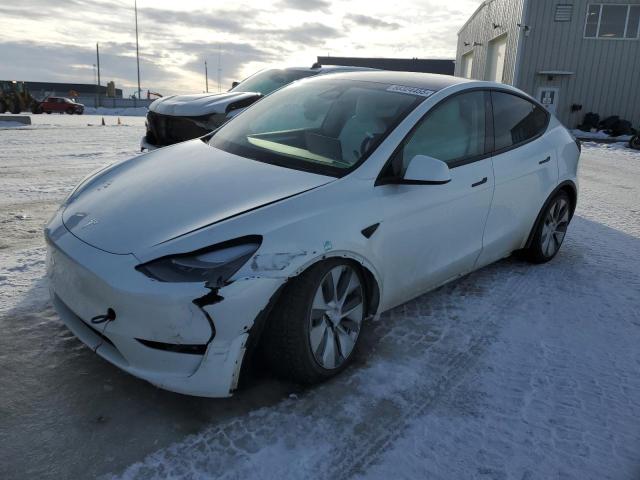 TESLA MODEL Y 2022 with VIN 7SAYGDEE8NF549841 - Photo from auction
