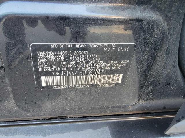 Photo 10 from auction – 2015 SUBARU WRX STI with VIN JF1VA2L67F9800433