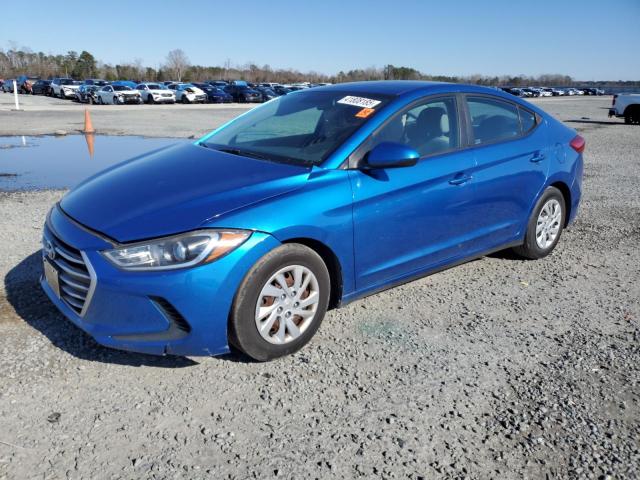 HYUNDAI ELANTRA SE 2017 with VIN 5NPD74LF3HH174972 - Photo from auction