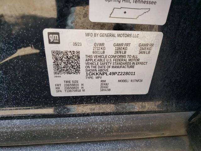 Photo 14 from auction – 2023 GMC ACADIA DEN with VIN 1GKKNPL49PZ228011