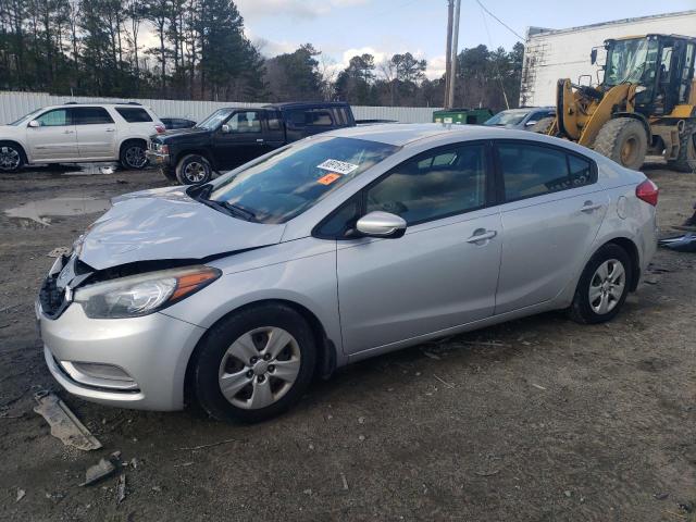 KIA FORTE LX 2015 with VIN KNAFK4A65F5417508 - Photo from auction
