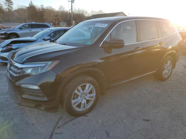 HONDA PILOT LX 2016 with VIN 5FNYF6H15GB106134 - Photo from auction