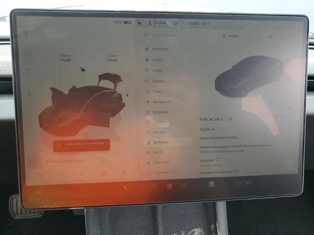 Photo 9 from auction – 2024 TESLA MODEL 3 with VIN 5YJ3E1EA2RF730108
