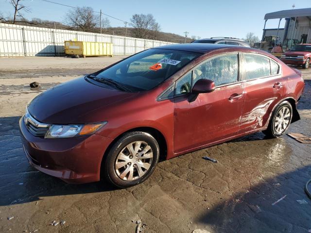 HONDA CIVIC LX 2012 with VIN 19XFB2F55CE031582 - Photo from auction