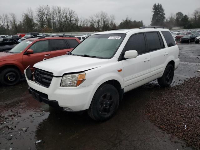 HONDA PILOT EX 2006 with VIN 2HKYF18766H525097 - Photo from auction