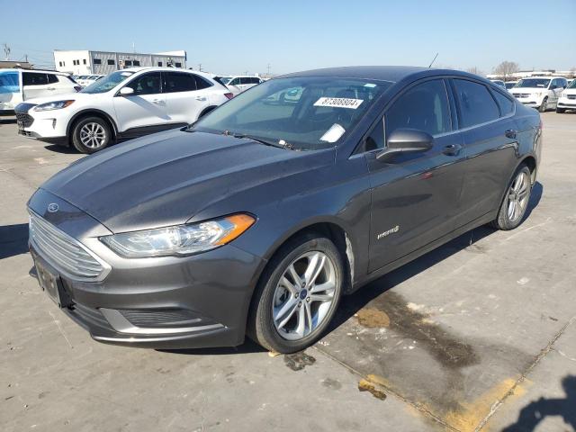 FORD FUSION SE 2018 with VIN 3FA6P0LU4JR195225 - Photo from auction