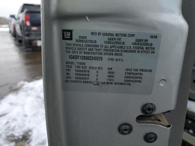 Photo 14 from auction – 2008 GMC ENVOY with VIN 1GKDT13S982240079