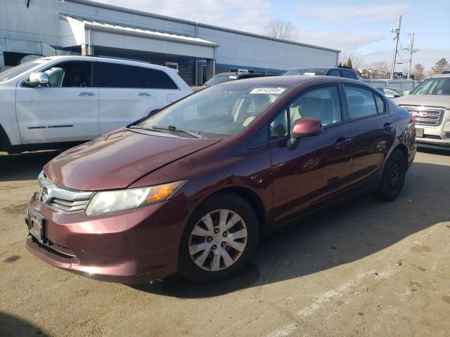 HONDA CIVIC LX 2012 with VIN 19XFB2F5XCE036552 - Photo from auction